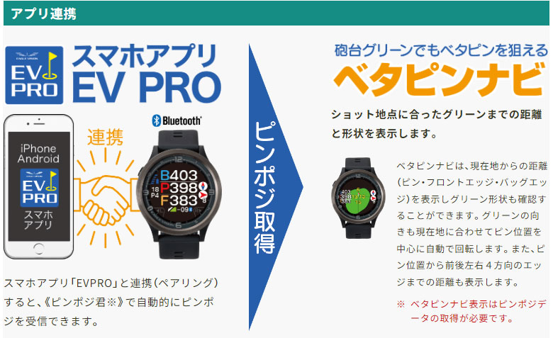 楽天市場】朝日ゴルフ イーグルビジョン エース プロ EV-337 腕時計型