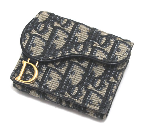 楽天市場】ディオール Dior サドル オブリーク 三つ折りコンパクト