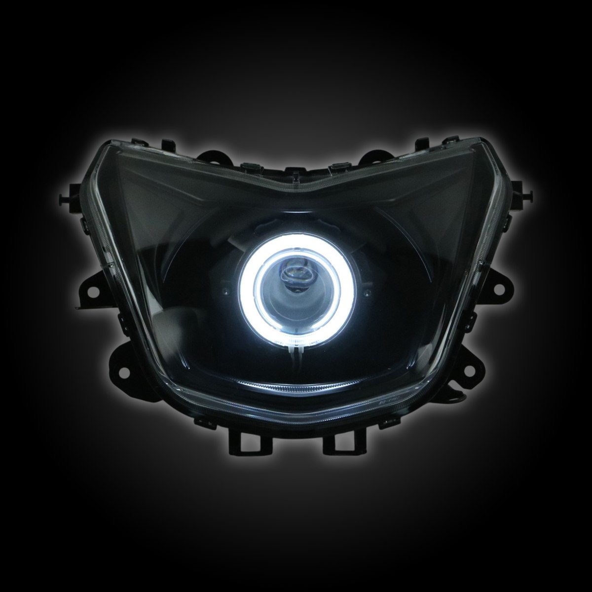 楽天市場】GAMMAS 4型シグナスX CYGNUS X 魚眼ヘッドライト+PVC