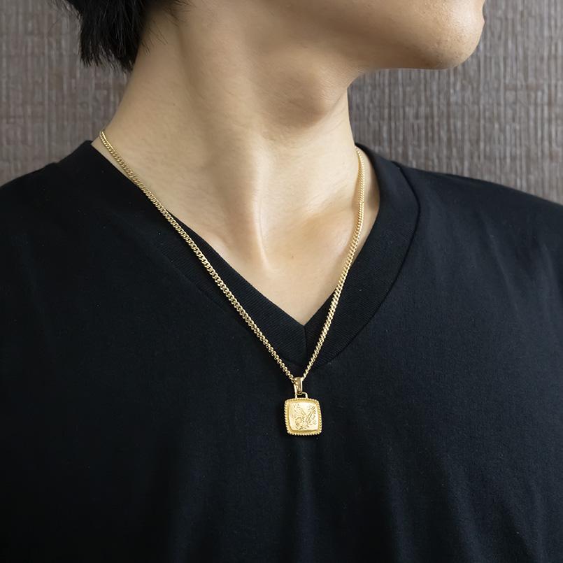 楽天市場】18金 ペンダントトップ メンズ 喜平用 ダイヤモンド 彫り