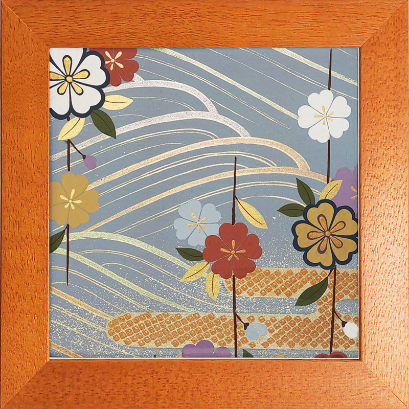 上代80万円】西陣織アート 額