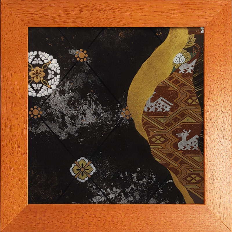 上代80万円】西陣織アート 額