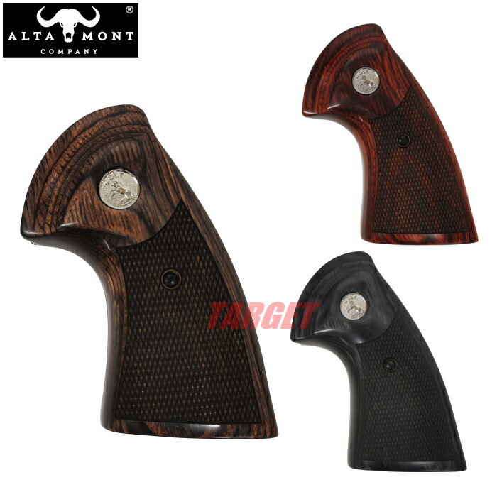 楽天市場】アルタモント COLT SAA 木製グリップ チェッカー メダル付