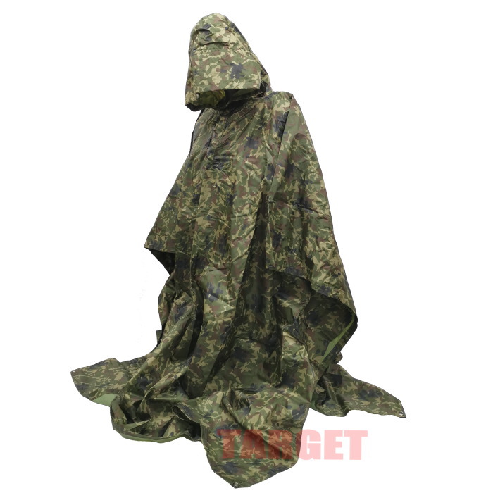 楽天市場】☆ PX品 陸上自衛隊 迷彩 ポンチョ リップストップ
