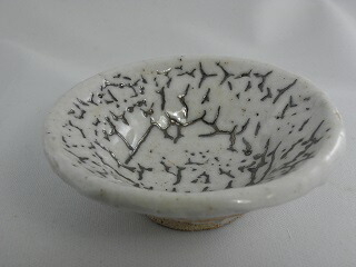 荒川明 焼締志野 ぐい呑 酒器/陶器/陶芸/鼠志野/日本酒/sake cup 荒川