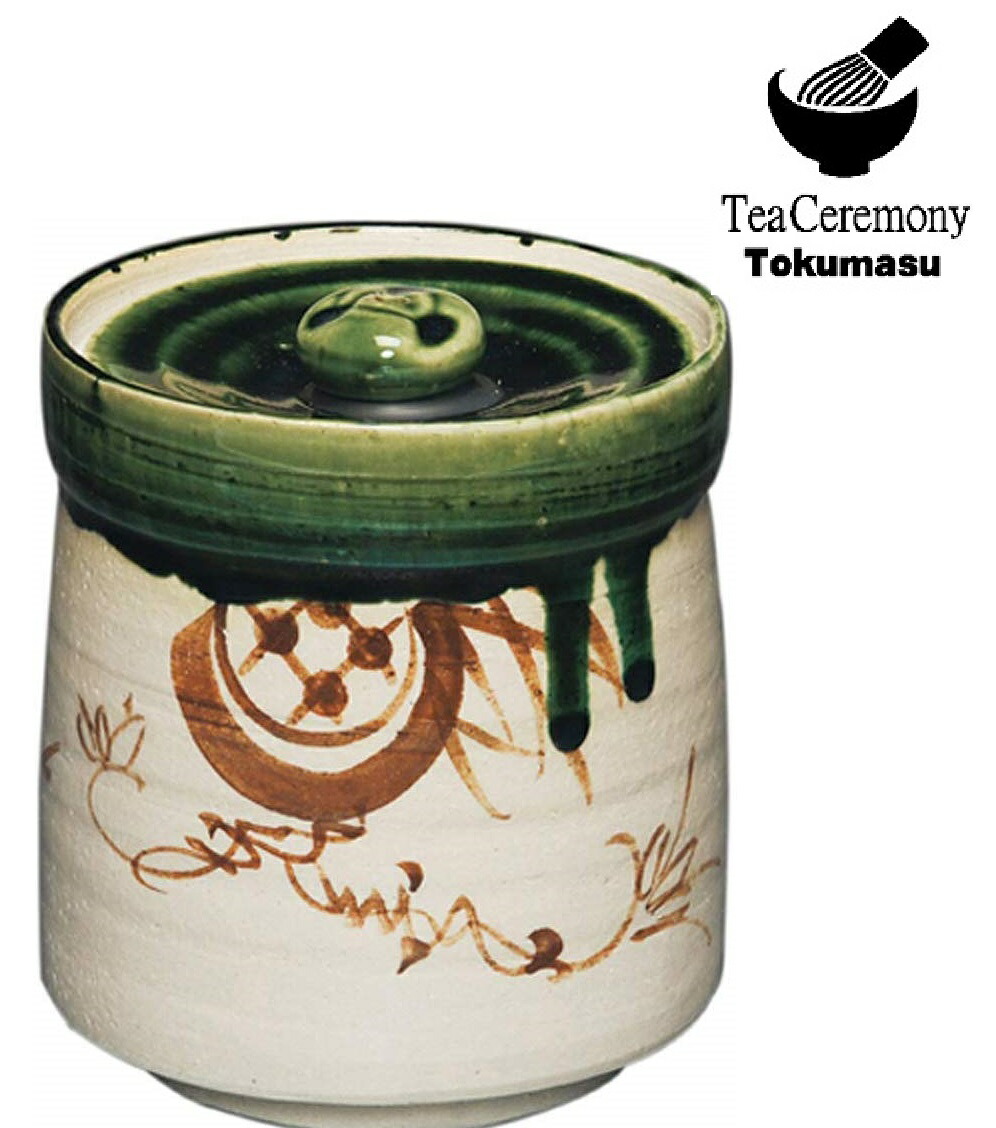 楽天市場】【茶道具/水指・水差し】 水指 織部焼 日本製 新品 : 徳増