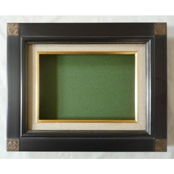 油絵/油彩 額縁 F10〔題名 乗鞍〕匿名発送・送料込 ヤッコ型箱に梱包し