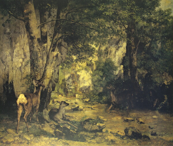 楽天市場】絵画 名画 複製画 額縁付(MJ108N-G) ギュスターヴ・クールベ