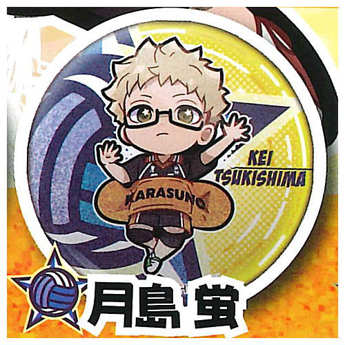 ハイキュー HEROES ヒーローズ 缶バッジ 月島蛍 コンプリート セット