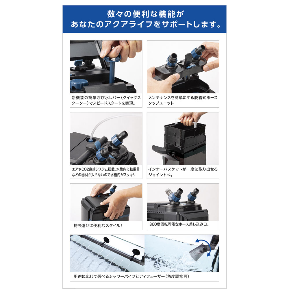 楽天市場】コトブキ パワーボックス V1500 120~150cm水槽適合