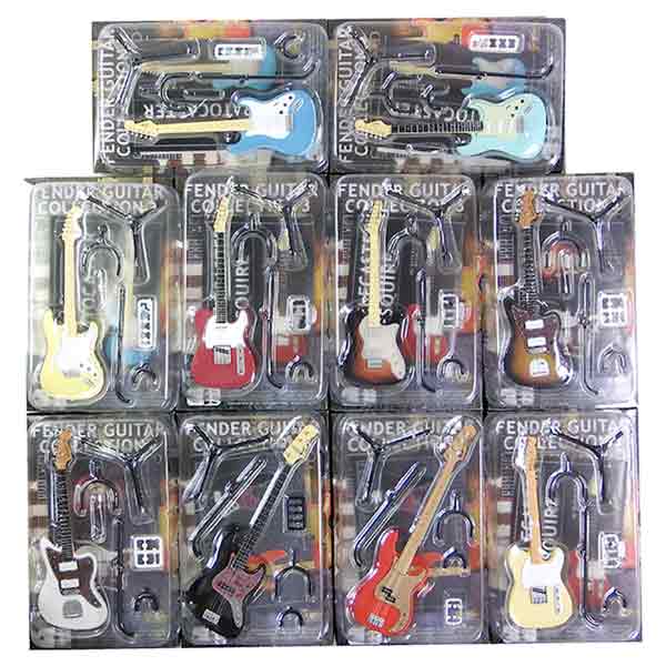10SET】 エフトイズ 1/8 フェンダーギターコレクション Vol.3 全10種