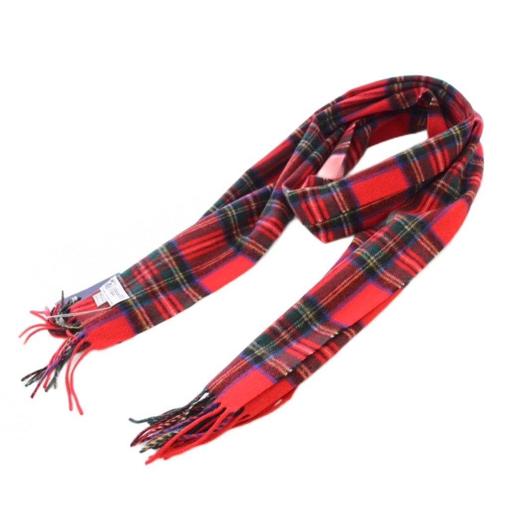 楽天市場】ジョンストンズ マフラー 赤の通販