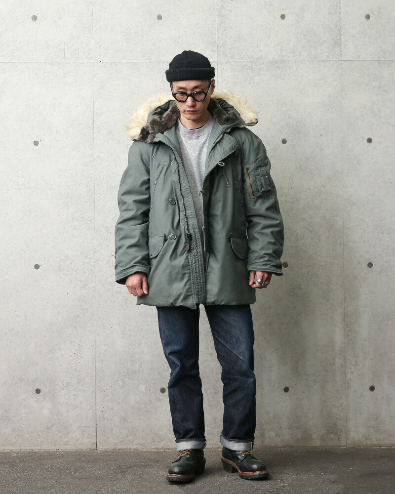 楽天市場】希少 実物 USED 米軍 N-3B フライトジャケット【クーポン