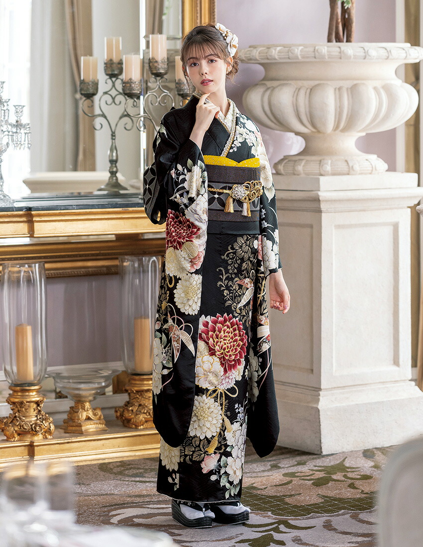 振袖フルセット(7点)・成人式・総絞り・エンボス加工・胴裏正絹・正絹