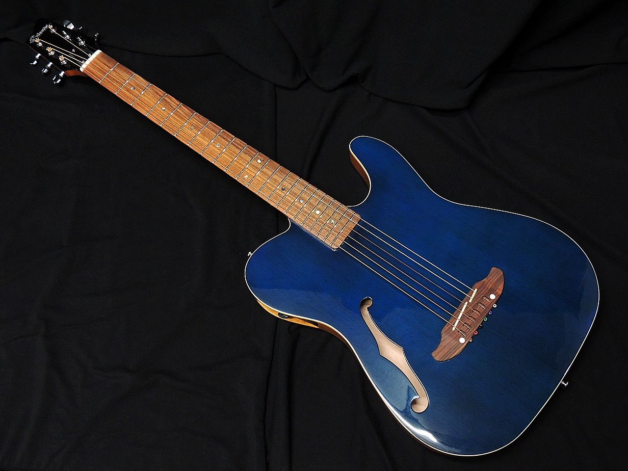 ジャンク品 Schecter JOL Series ギター エレアコ ブルー ジャンク品