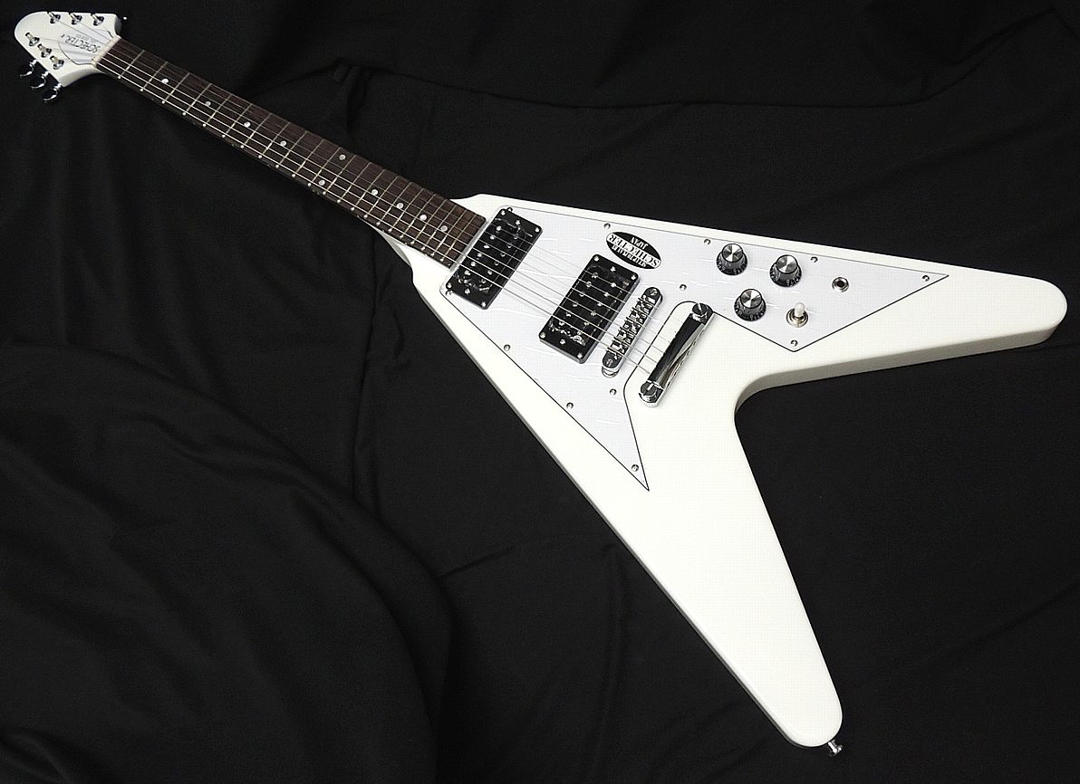楽天市場】SCHECTER OL-FV WHT シェクター フライングV タイプ エレキ