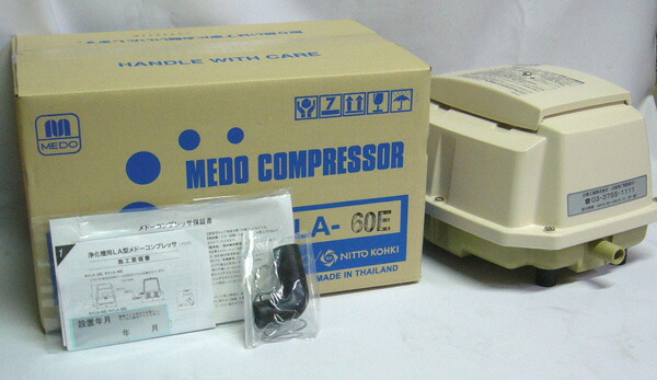 楽天市場】日東工器 メドー ブロワー エアーポンプ LA-60E リニア駆動