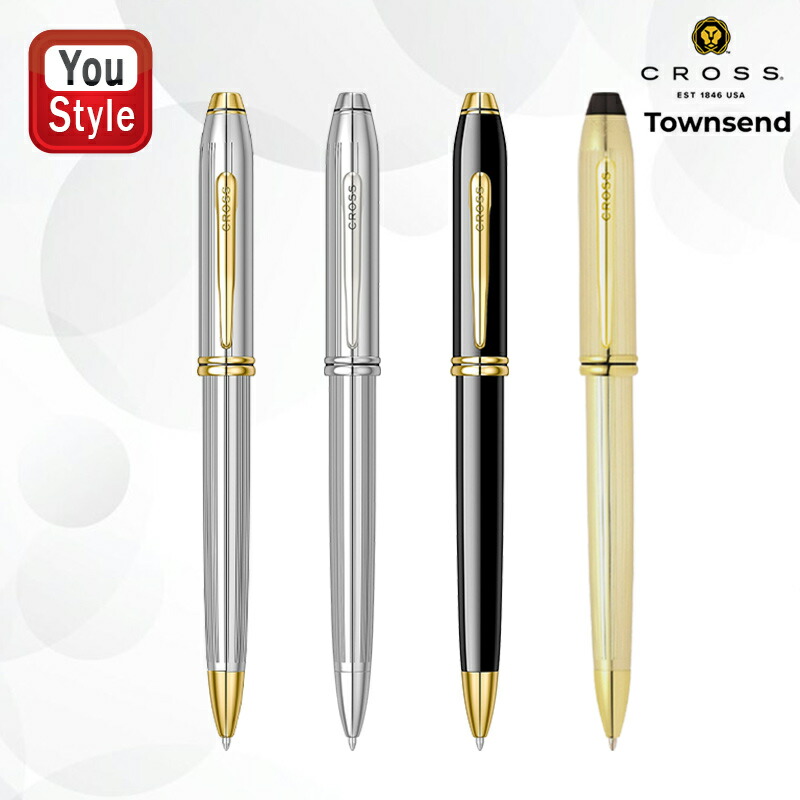 楽天市場】cross タウンゼント ボールペン ブラック／ゴールドの通販