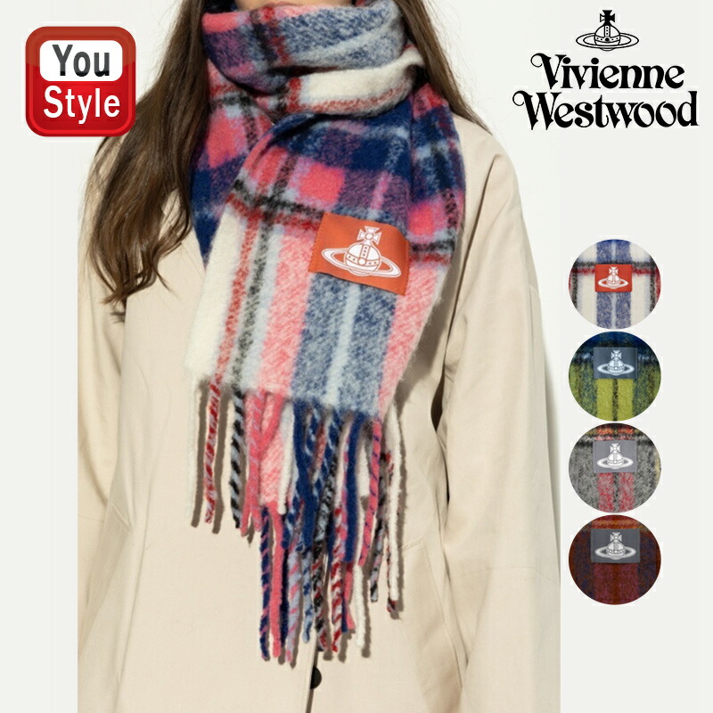 楽天市場】ヴィヴィアン マフラー チェックの通販