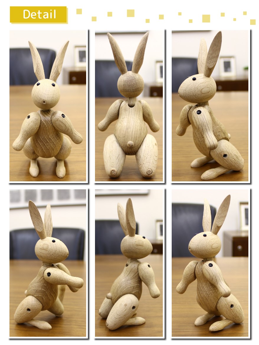 楽天市場】カイ・ボイスン デンマーク ウサギ 北欧 木製 オブジェ