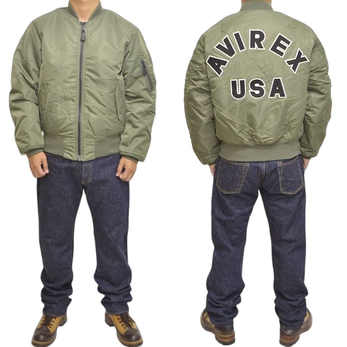 楽天市場】AVIREX アヴィレックス 6102171 コマーシャル ロゴ MA-1