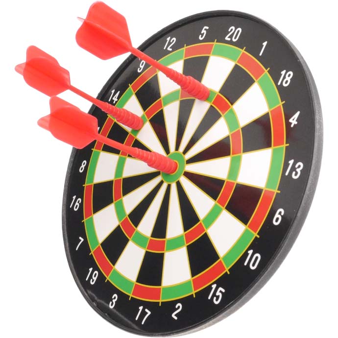 楽天市場】マグネット式 ダーツ セット コンパクト8インチ(径約20cm) 6