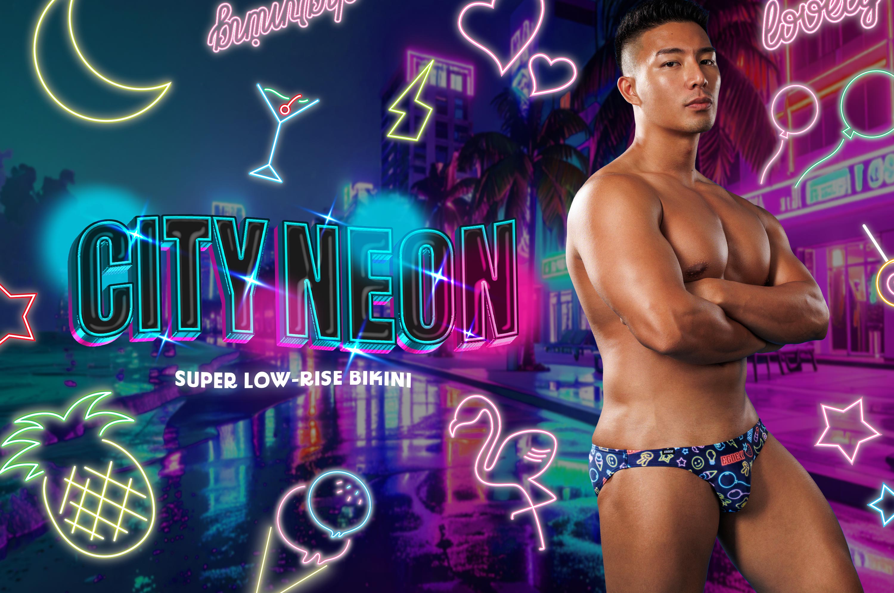 楽天市場】【3912】CITY NEON super low-rise bikini : EGDE 公式 楽天