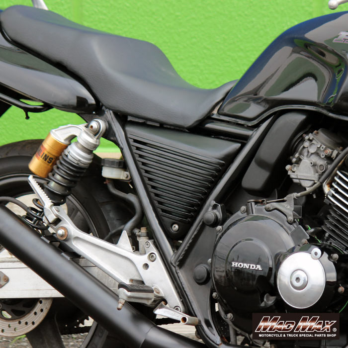 CBX400F キジマタイプアルフィンウィンカーガ−ド 消り出しブラック