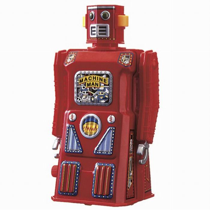 楽天市場】ミニ マシーンマン 004-5770 ゼンマイ ミニチュア ブリキの