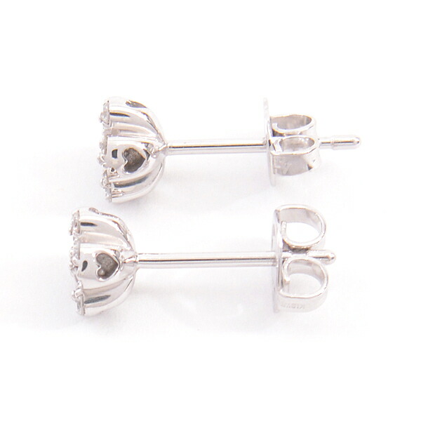 楽天市場】ポンテヴェキオ ピアス レディース K18WG フラワーモチーフ