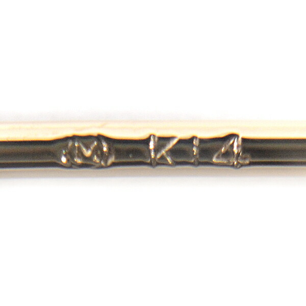 楽天市場】ミキモト MIKIMOTO K14 3P スイングパール ピン ブローチ