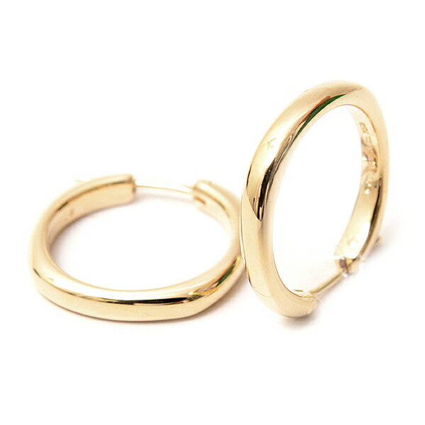 楽天市場】ティファニー ピアス レディース フープ ピアス 750YG