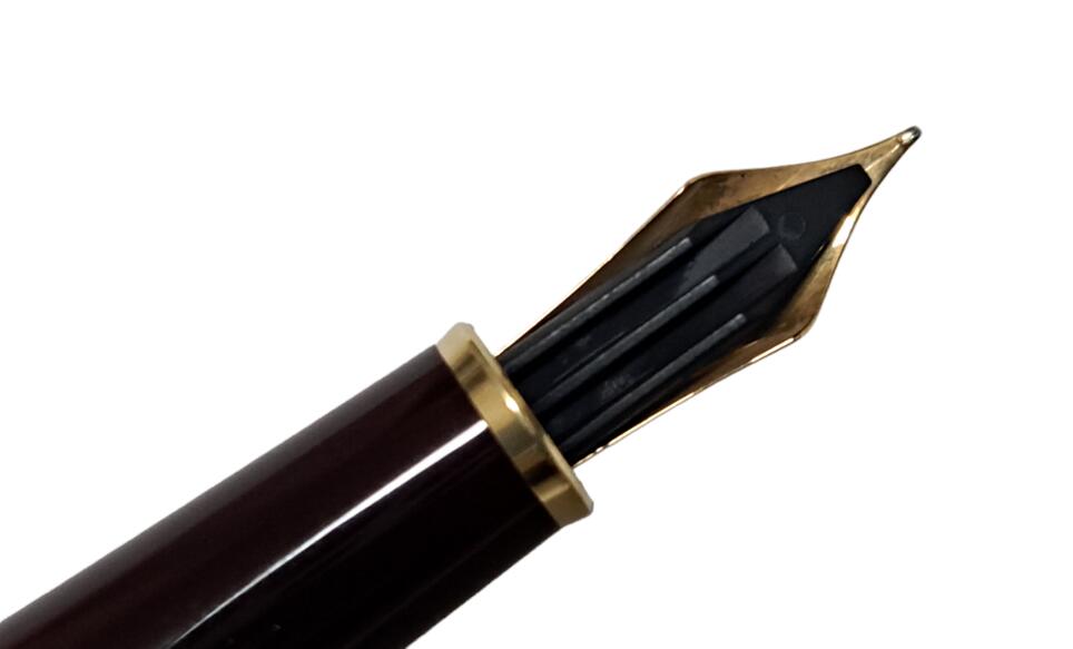 ◎MONTBLANC モンブラン 万年筆 ペン先 14k 585 赤 箱付き