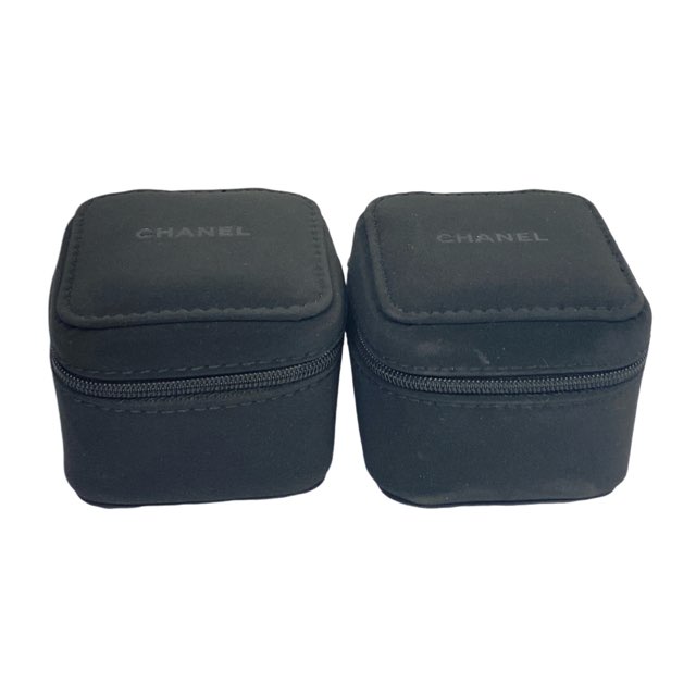美品 シャネル アクセサリー入れ 空箱 2個セット ケース デニム 現行品