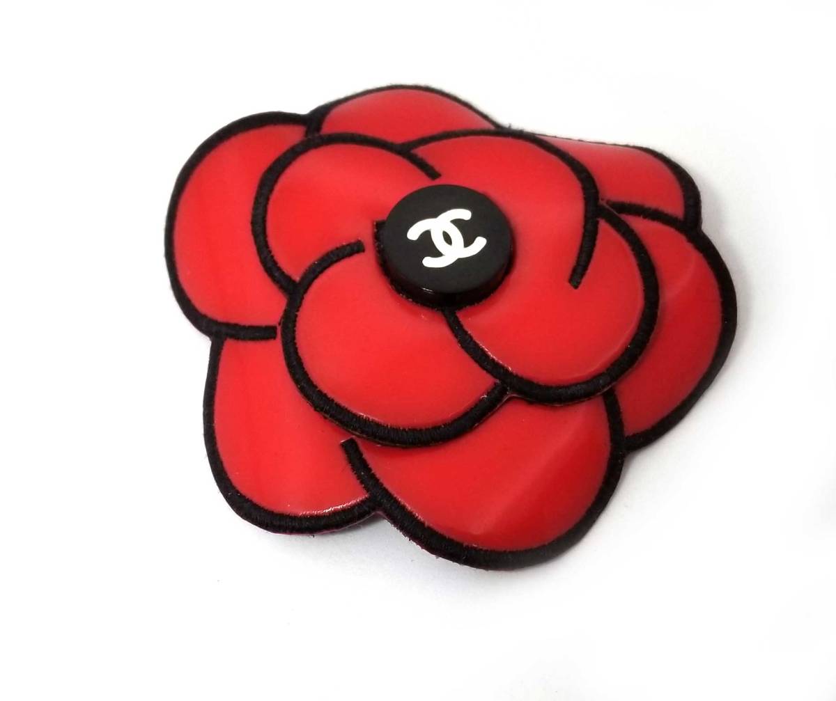 楽天市場】シャネル ブローチ コサージュ 花 カメリア 椿 ココマーク