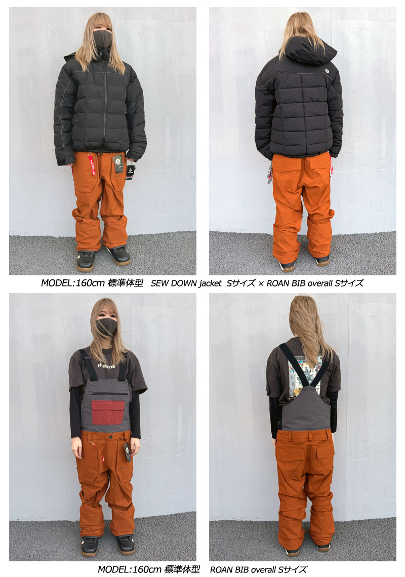 楽天市場】24-25 VOLCOM/ボルコム ROAN BIB overall 着用説明動画