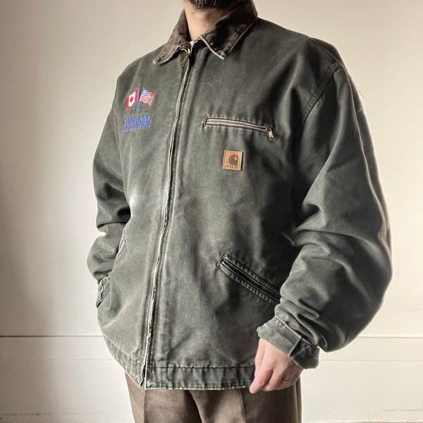 USA 製 carhartt カーハート デトロイトジャケット J97 MOS 楽天市場