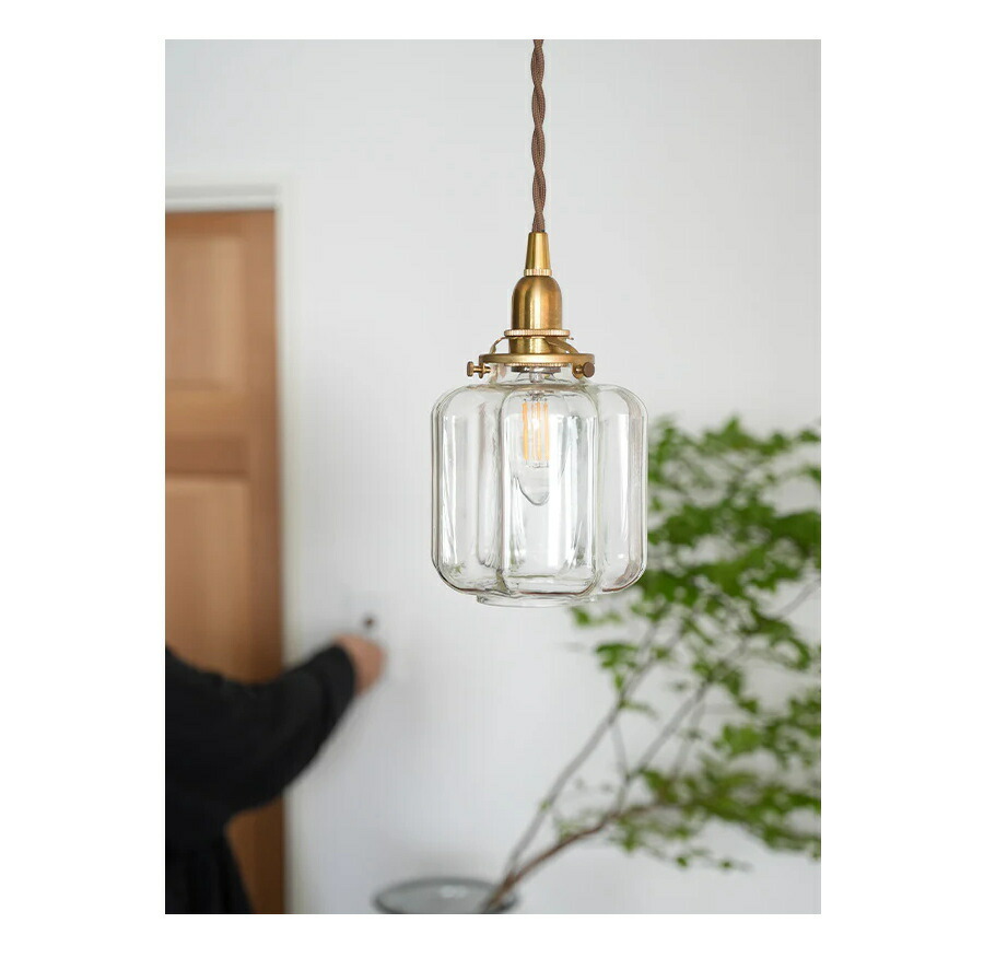 楽天市場】【 シャンデリア球型 LED電球 付き】1灯 ガラスシェード