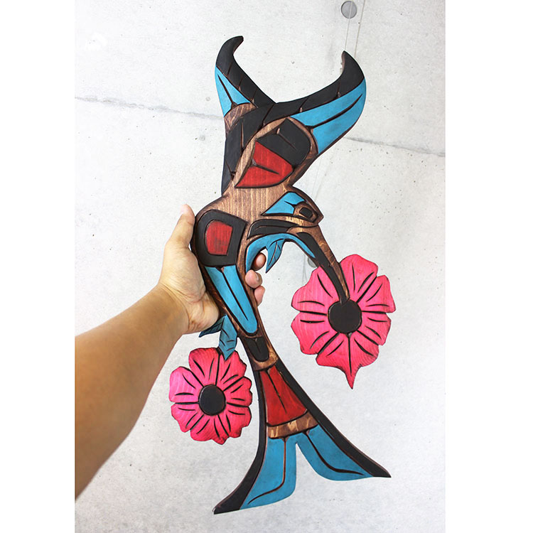 楽天市場】木彫刻 カービング タペストリー 壁掛け トーテムポール