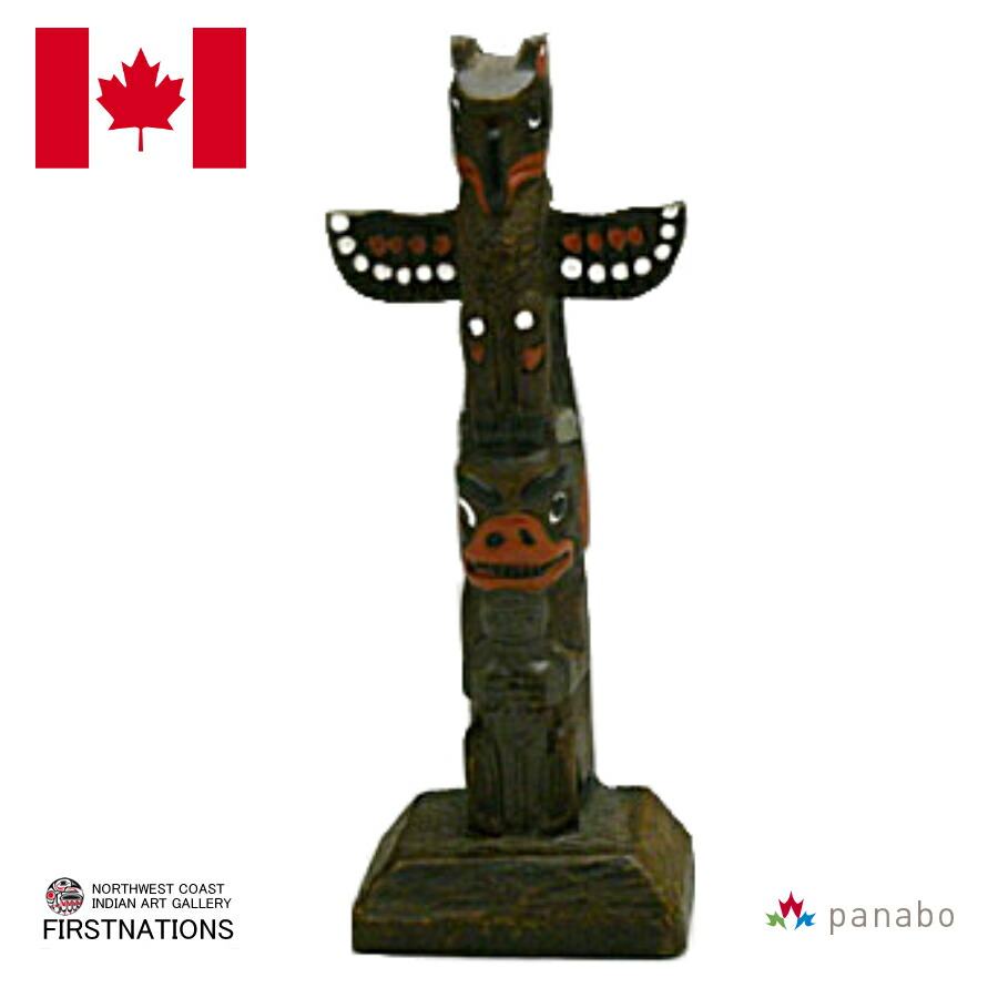 楽天市場】トーテムポール TOTEM POLE レプリカ カナダ 先住民