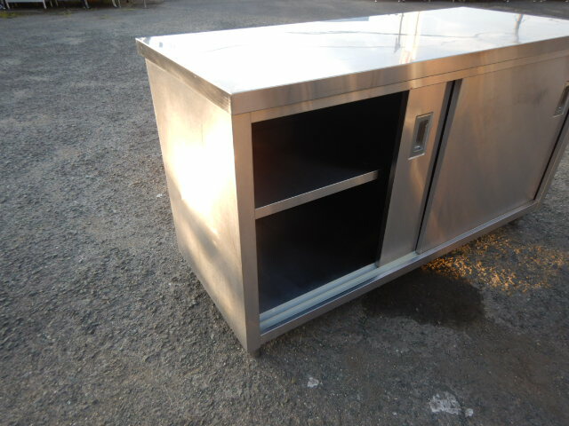 業務用 □中古 ステンレスキャビネット・1800×500×840(mm)・厨房専門店!! (
