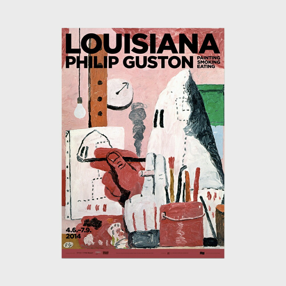 楽天市場】【ｴﾝﾄﾘｰP2倍】A1 ルイジアナ美術館 ポスター Philip Guston