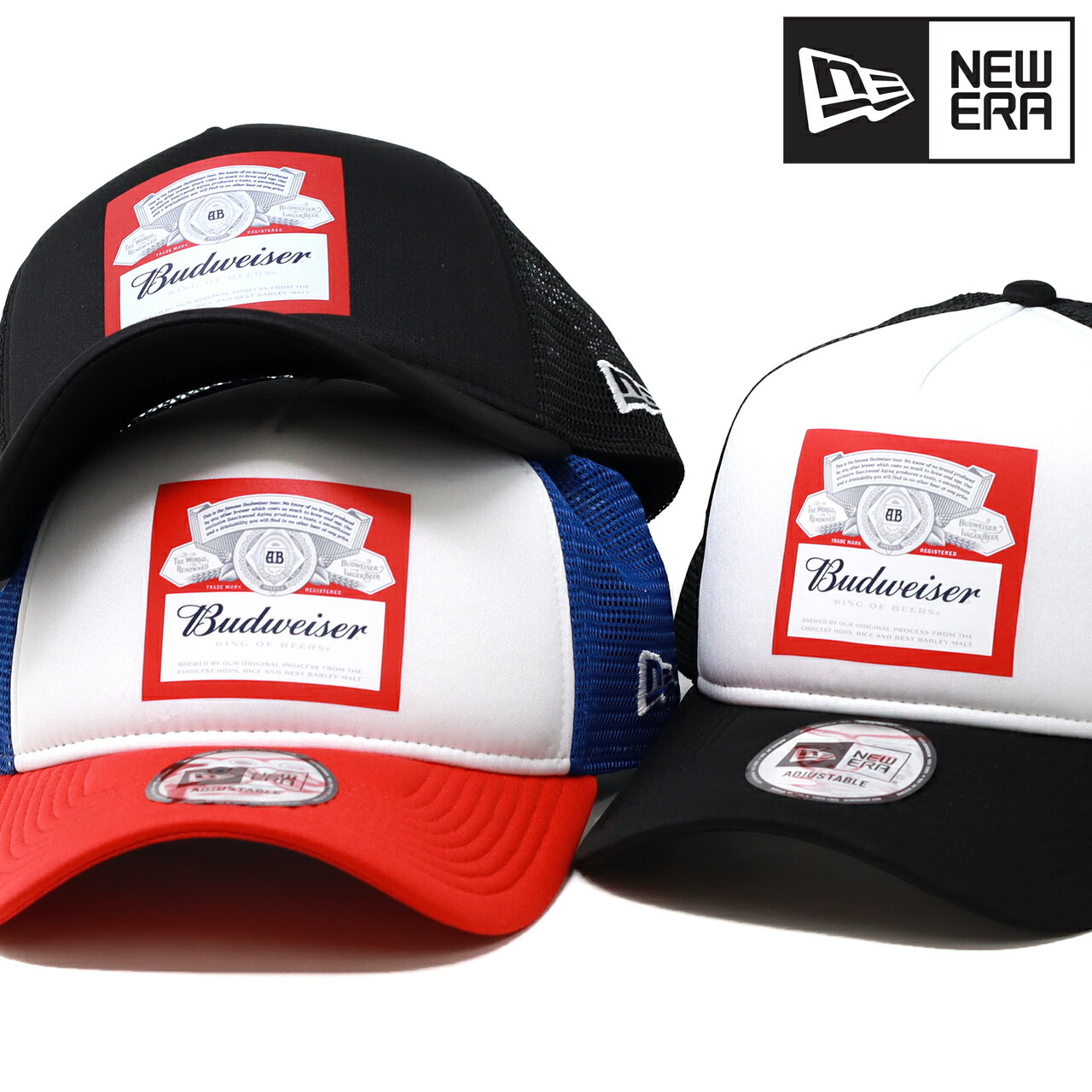楽天市場】ニューエラ バドワイザー キャップ 9FORTY A-Frame