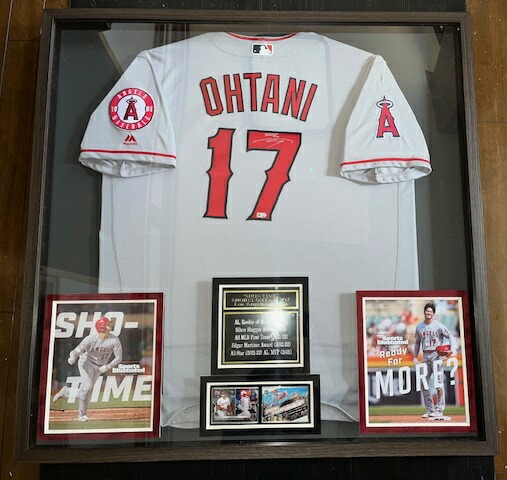 楽天市場】大谷翔平直筆サイン入りAWAY用グレーオーセンティック