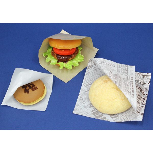 楽天市場】クラフトバーガー袋 15-15 150×150mm 未晒無地 内ラミ加工