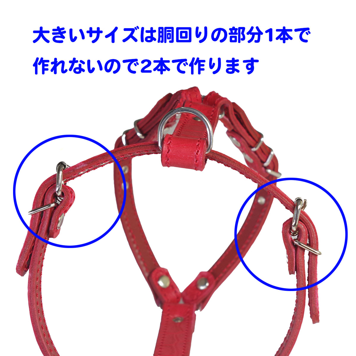 楽天市場】小型犬用 革 ハーネス 胴輪 HXタイプ（スタッズ付き