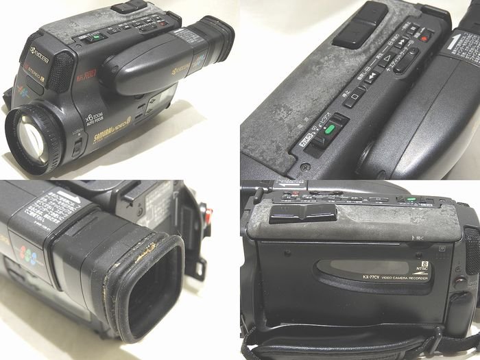 京セラ 8mmビデオカメラ KX-77CV 楽天市場】ジャンク品 京セラ SAMURAI