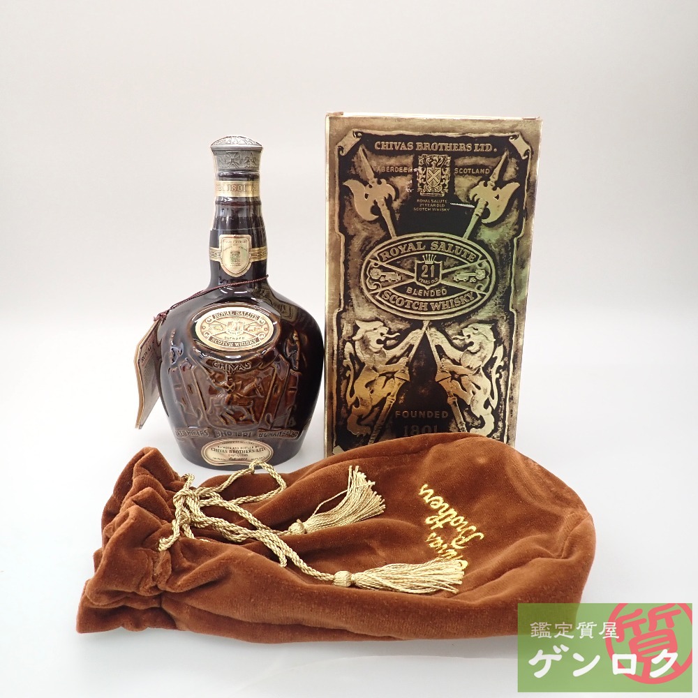 未開栓◇古酒 ☆未開栓☆ROYAL SALUTE ロイヤルサルート 21年 陶器