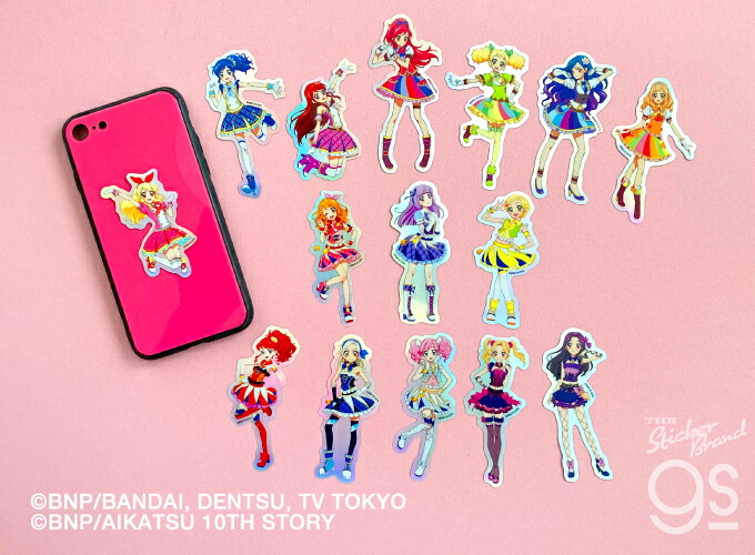 アイカツ ポストカード4枚・ステッカー5枚 アイカツ ポストカード4枚