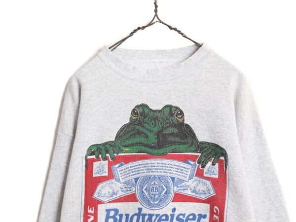 美品 90s Budweiser 3 FROGS バドワイザー L 90s Budweiser
